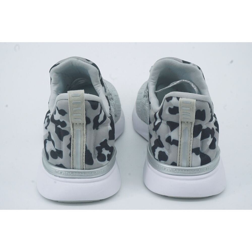APL Techloom Tracer Knit Training Grey Low Top Sneaker SZ 37 $258 Womens Silver - Picture 7 of 11